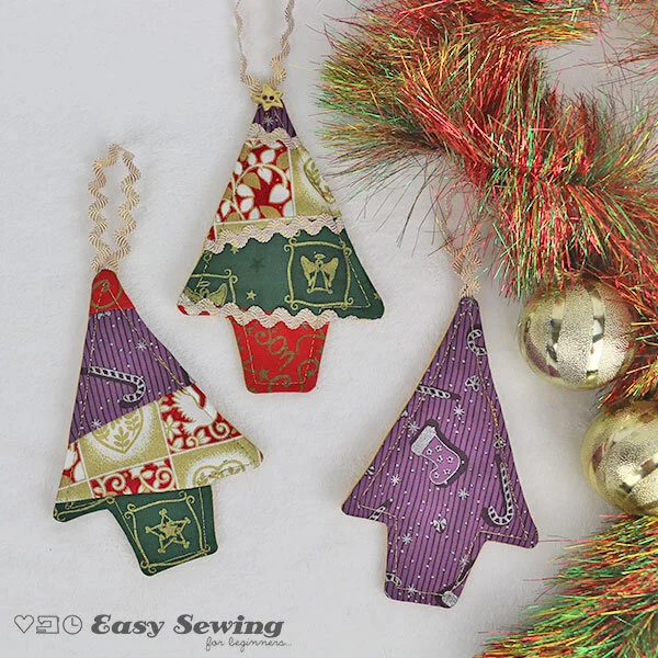 Christmas Decorations to Sew in Under an Hour Crafty Staci